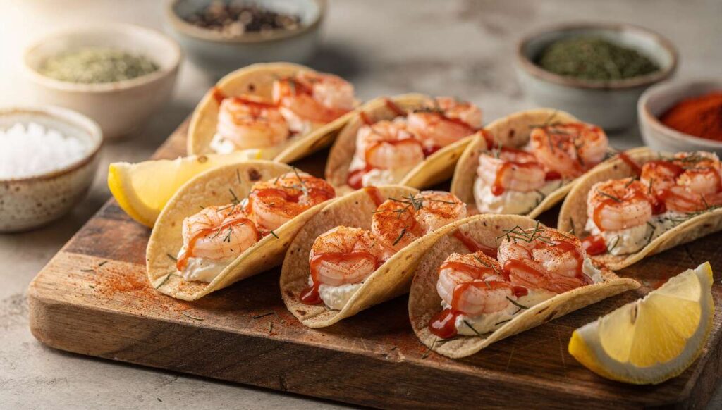 Mini Wraps aux Crevettes et Fromage Frais : recette Savoureuse