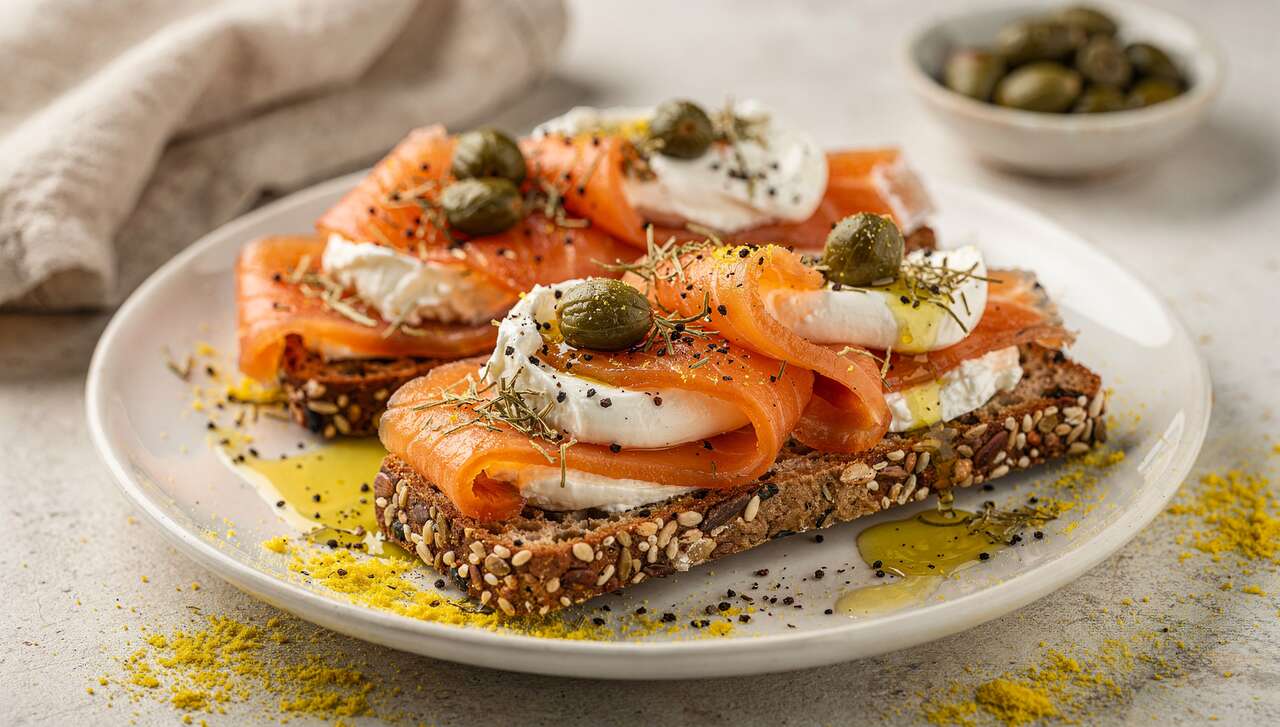 Toasts saumon fumé, fenouil et fromage : recette gourmande