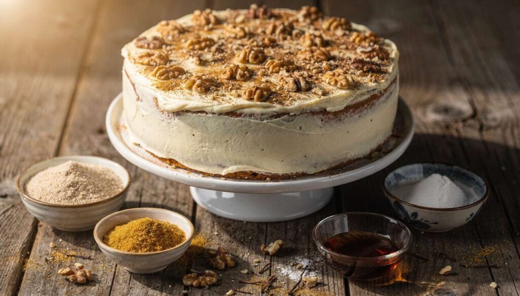 Recette de gâteau à la carotte et cream cheese léger