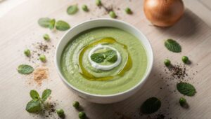 Crème de Petits Pois Légère : recette Facile et Délicieuse