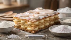 Mille-Feuille à la Crème Pâtissière Légère : recette Gourmande