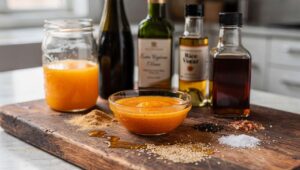Vinaigrette légère à l’orange et au sésame