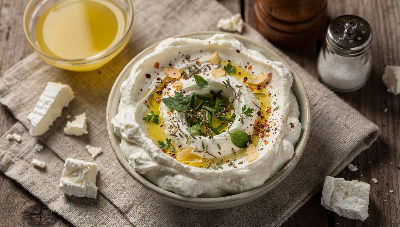 Dip aux herbes et au fromage de chèvre frais : recette savoureuse