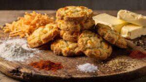Sablés Apéritifs au Cheddar : recette Savoureuse