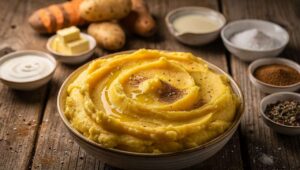 Recette Purée de Pommes de Terre et Patate Douce