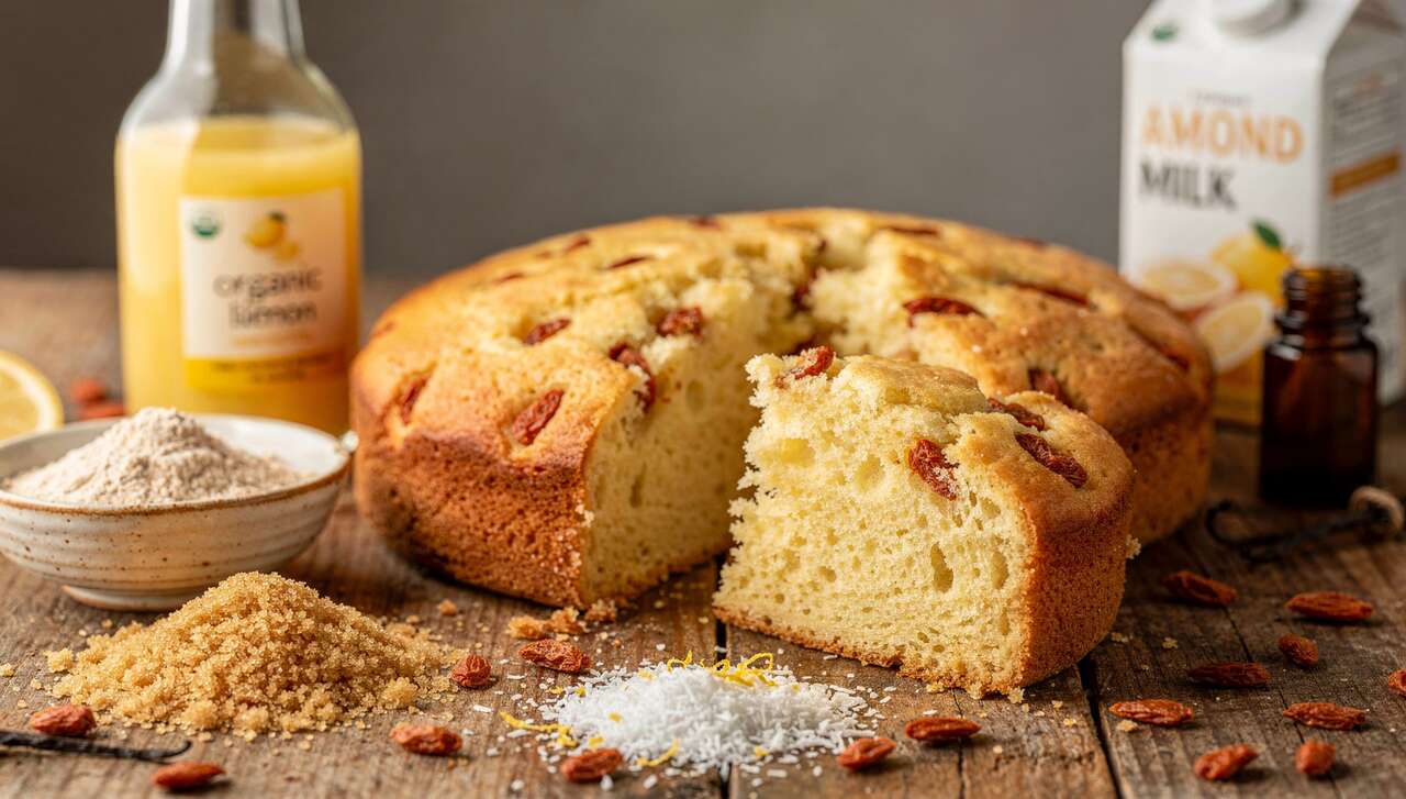 Cake léger au citron et baies de goji : une recette santé et gourmande