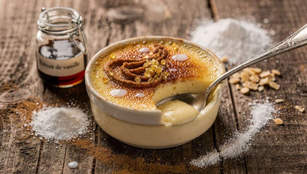 Crème brûlée légère au spéculoos : dessert express à découvrir