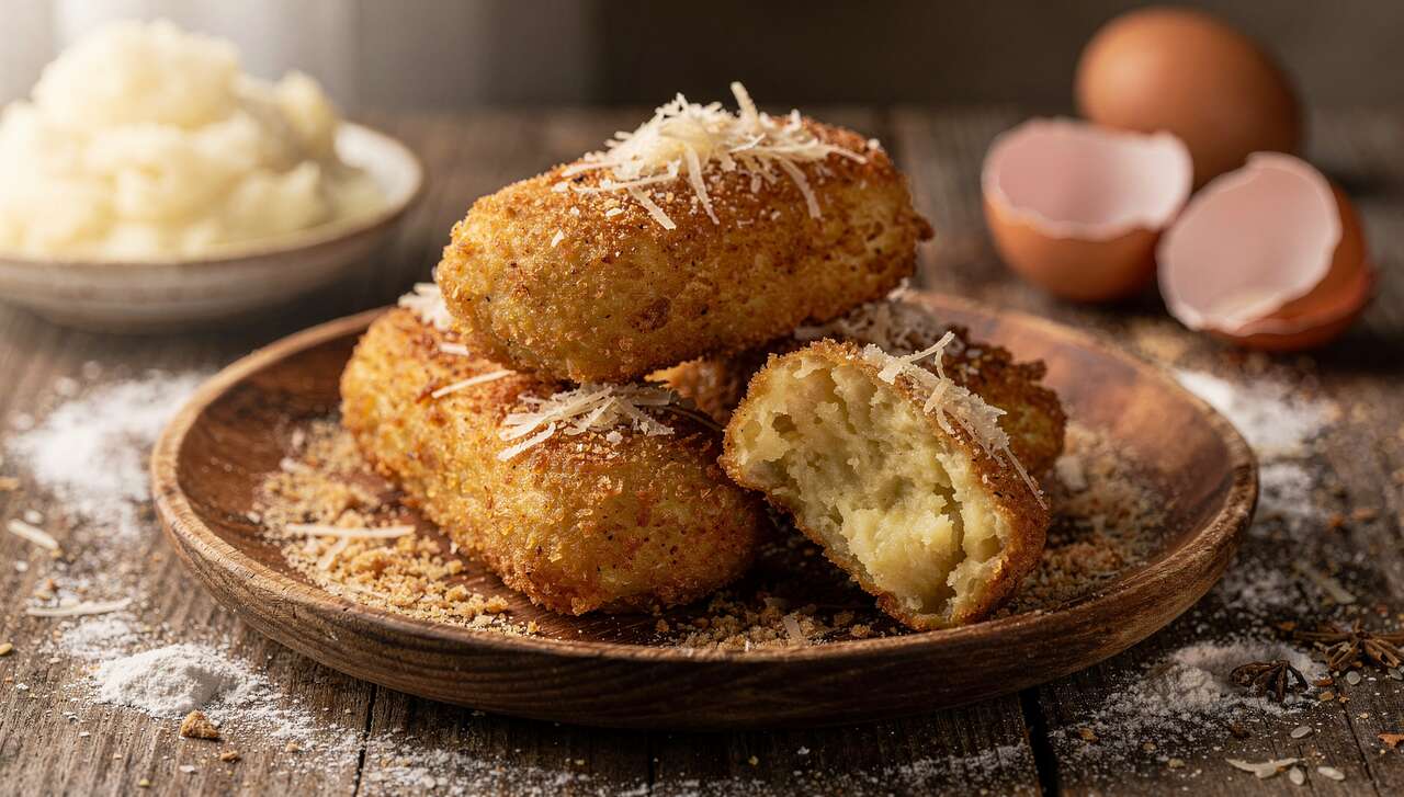 Croquettes moelleuses et légères de pommes de terre : recette facile
