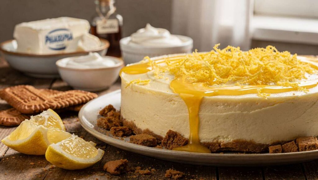 Cheesecake Citron & Fromage Frais : recette Délicieuse