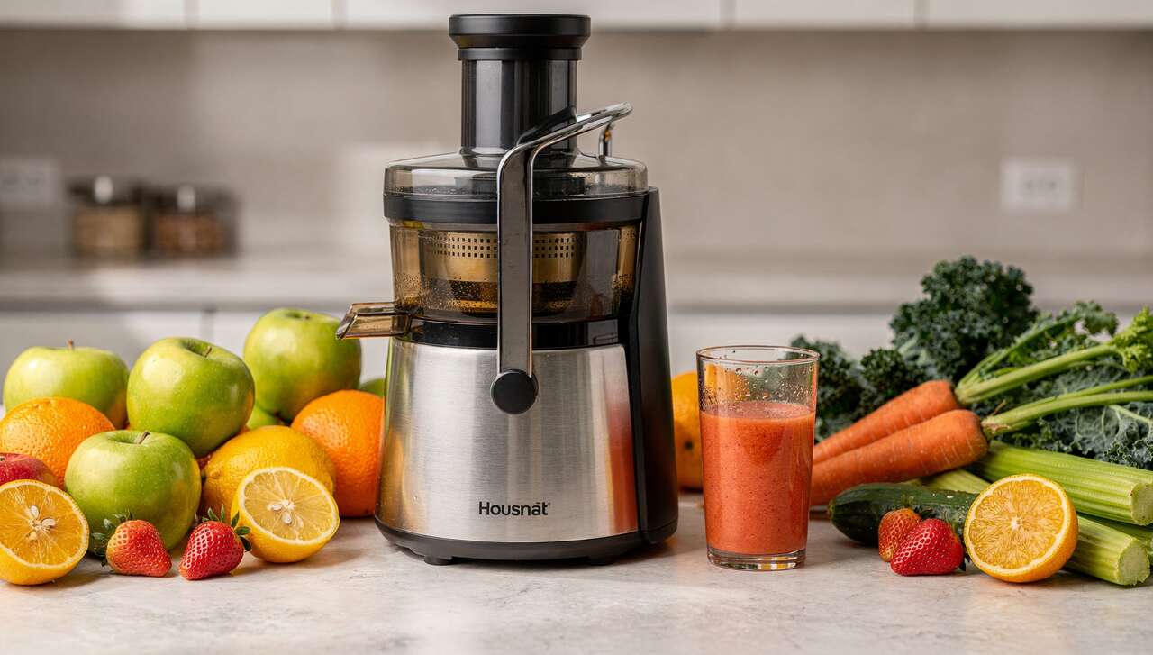 Test de l'extracteur de jus Housnat : moteur silencieux et pureté maximale