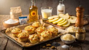 Mini-cakes au fromage, pomme et pavot : savoureuse recette
