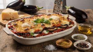 Gratin d'aubergines au Parmesan : la recette savoureuse
