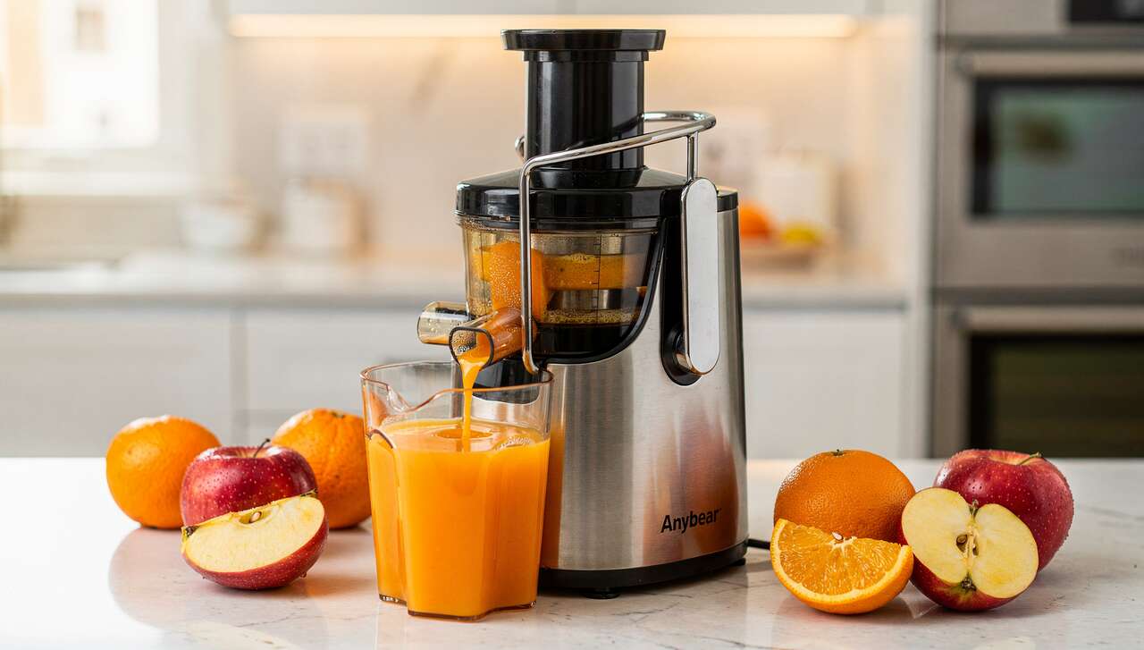 Test : extracteur de jus Anybear 350W - goulotte large 124 mm