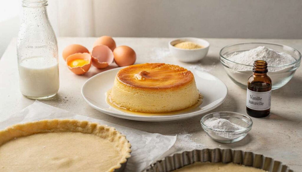 Flan parisien léger : recette facile et savoureuse