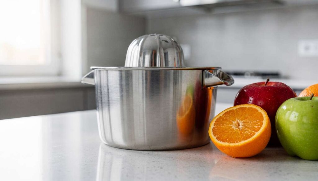 Test extracteur à jus en inox 26 cm