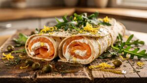Wrap au Saumon Fumé, fromage et Citron : recette Gourmande