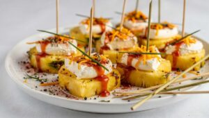 Recette : bouchée d'ananas au fromage