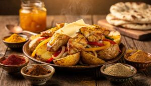 Recette Raclette Poulet à l'Indienne