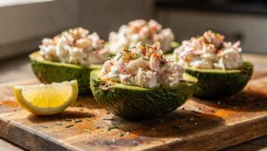 Avocats Farcis au Crabe : recette Légère et Savoureuse