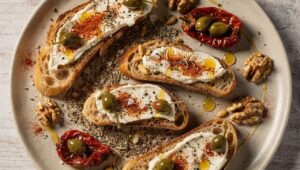 Mini-tartines de fromage frais : recette gourmande et facile