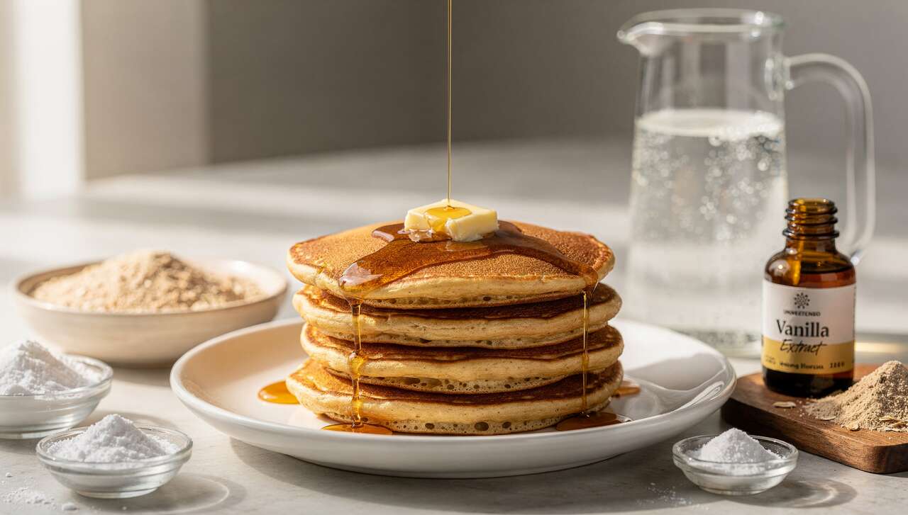 Pancakes ultra légers pour un petit déjeuner détox
