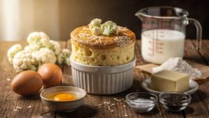 Soufflé léger au chou-fleur : recette facile et délicieuse