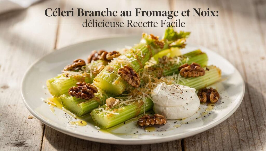 Céleri Branche au Fromage et Noix : délicieuse Recette Facile