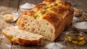 Brioche légère au jambon : recette simple et savoureuse