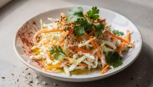 Salade Coleslaw Légère à la Coriandre : recette Savoureuse
