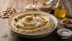 Recette d'Houmous de Fèves au Fromage Italien