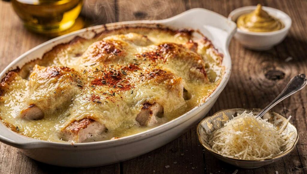 Aiguillettes de dinde gratinées au fromage : recette gourmande