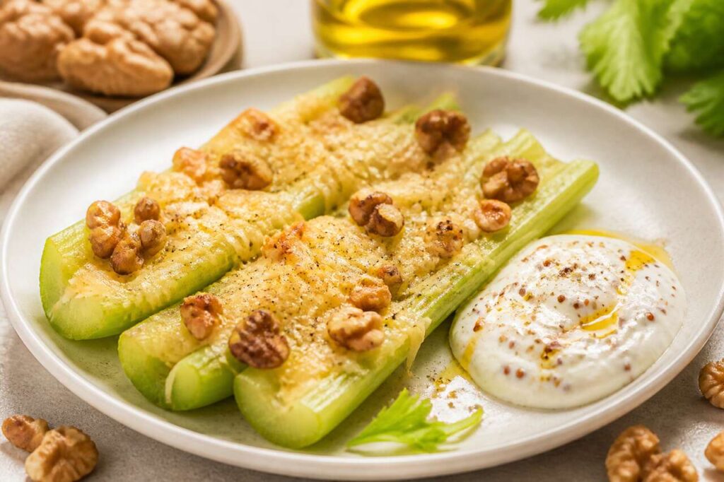 Céleri Branche au Fromage et Noix : délicieuse Recette Facile