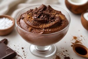 Mousse au chocolat vegan légère : recette facile