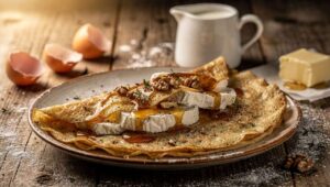 Recette Crêpe Chèvre Miel : une Délicieuse Alliance Douce et Salée