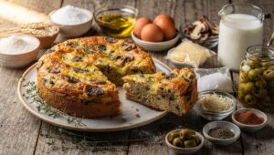 Recette de Cake aux Champignons et Fromage