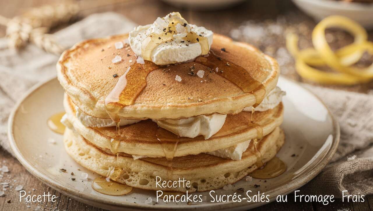 Recette Pancakes Sucrés-Salés au Fromage Frais
