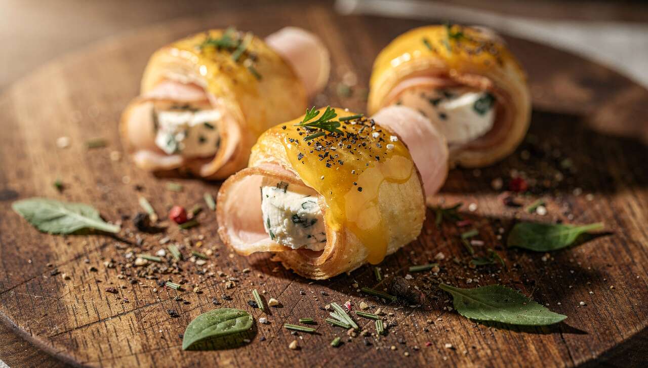 Amuse-bouche jambon fromage ail et fines herbes : la recette !