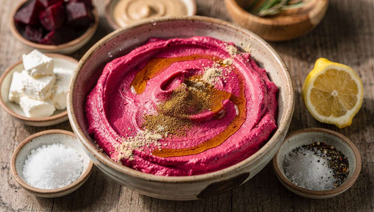 Dip Betterave-Chèvre : recette Savoureuse à Déguster