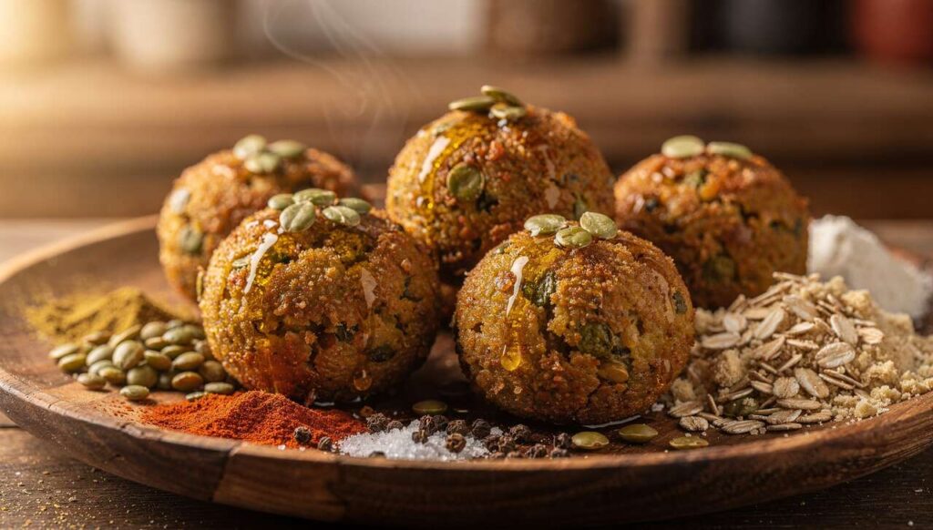 Recette de croquettes légères aux lentilles