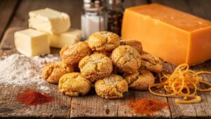 Sablés Apéritifs au Cheddar : recette Savoureuse