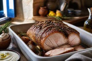 Fini le porc tout sec : les Grecs utilisent cet ingrédient pour une viande bien tendre et moelleuse