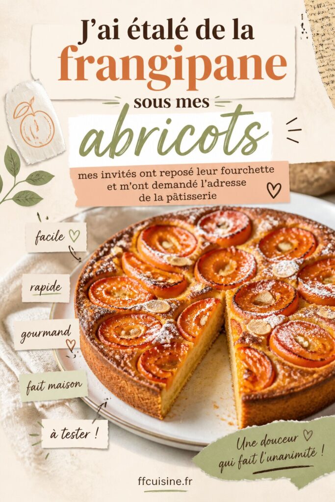 pinterest — j’ai étalé de la frangipane sous mes abricots : mes invités ont reposé leur fourchette et m’ont demandé l’adresse de la pâtisserie