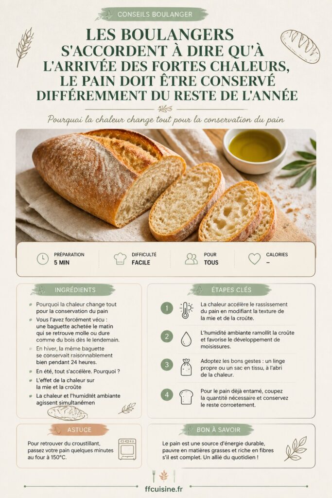 pinterest — les boulangers s'accordent à dire qu'à l'arrivée des fortes chaleurs, le pain doit être conservé différemment du reste de l'année