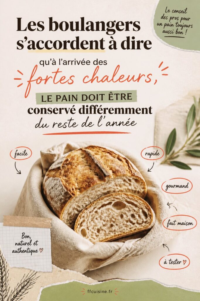 pinterest — les boulangers s'accordent à dire qu'à l'arrivée des fortes chaleurs, le pain doit être conservé différemment du reste de l'année