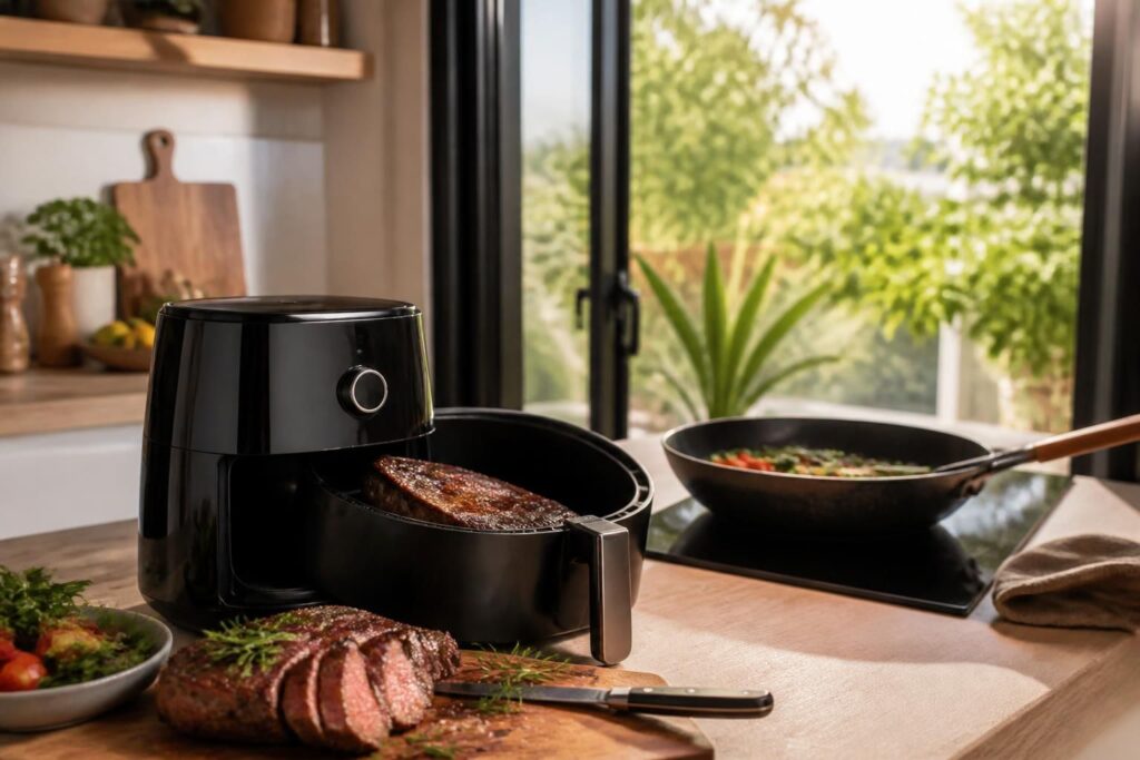 Pourquoi de plus en plus de cuisiniers passent au bœuf à l'air fryer dès qu'arrivent les chaleurs de juillet