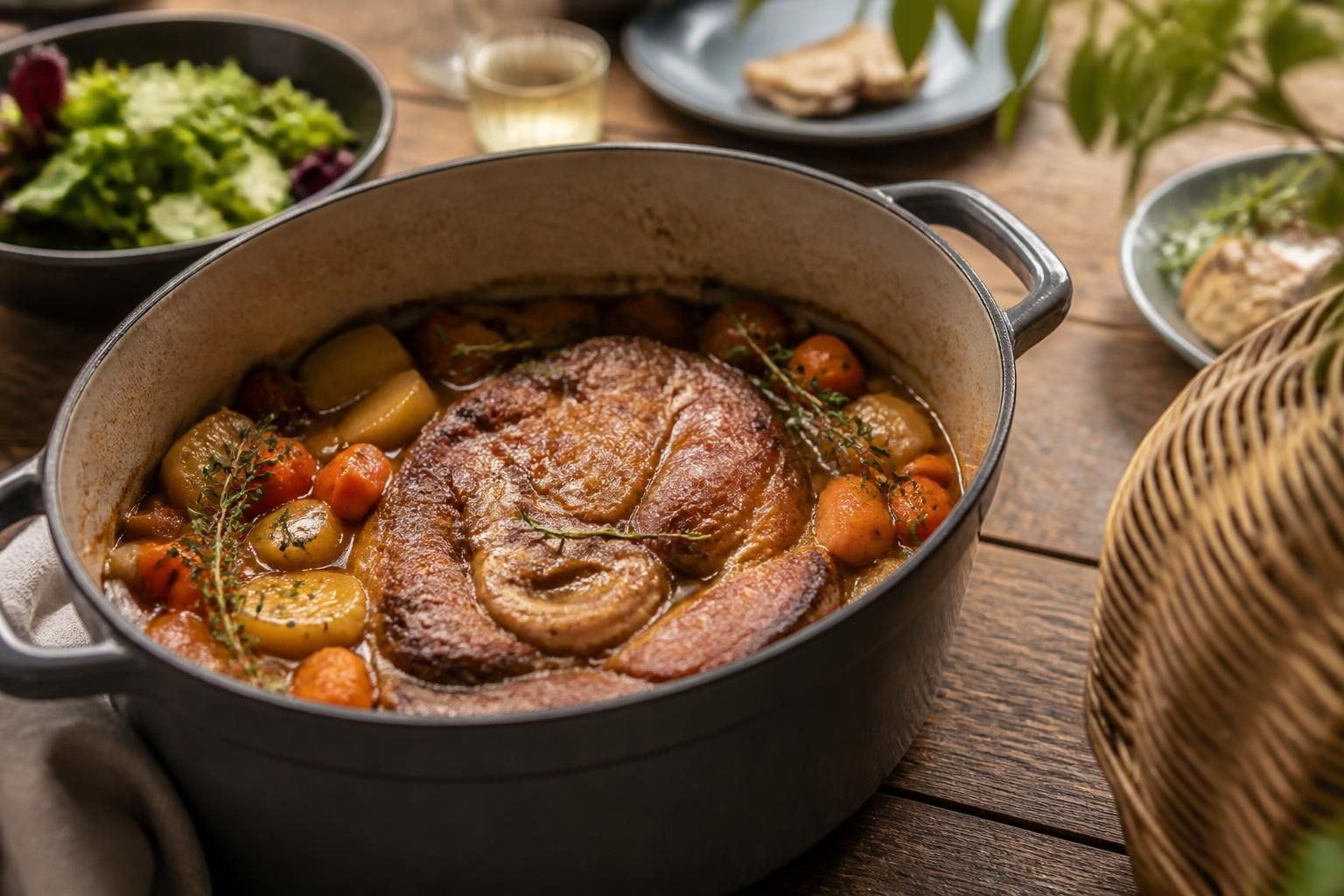 Pourquoi la rouelle de porc en cocotte reste un classique réconfortant même en plein cœur de l'été