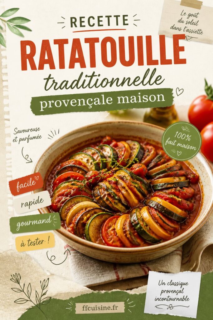 pinterest — recette ratatouille traditionnelle provençale maison