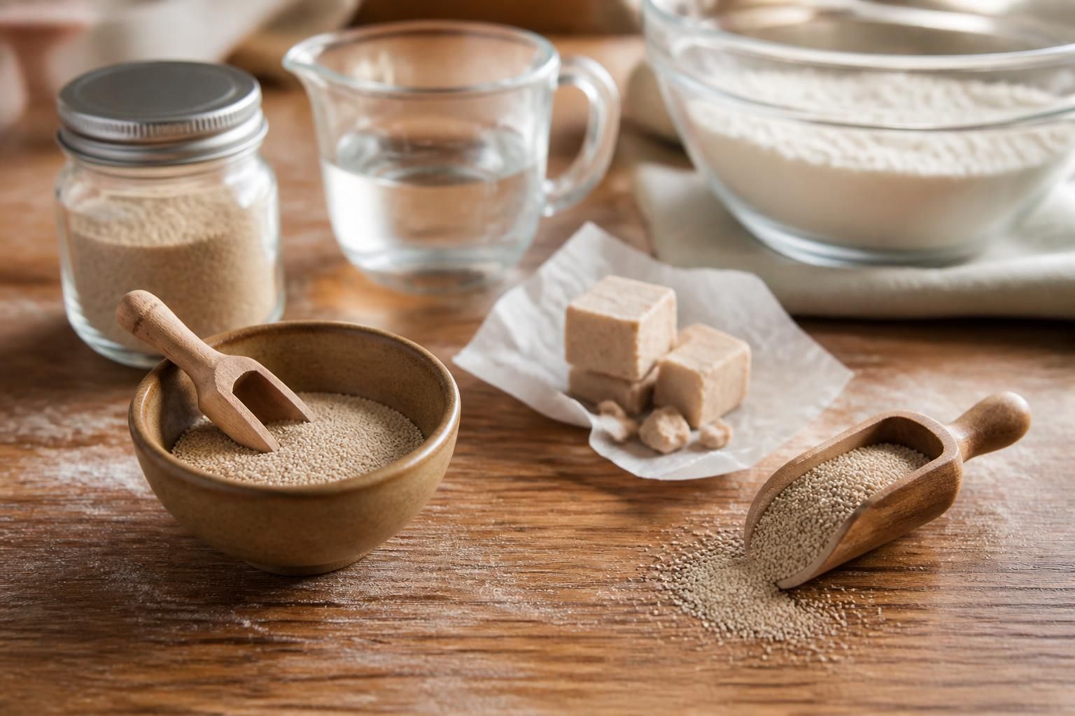 La levure sèche active : utilisation, dosage et différences