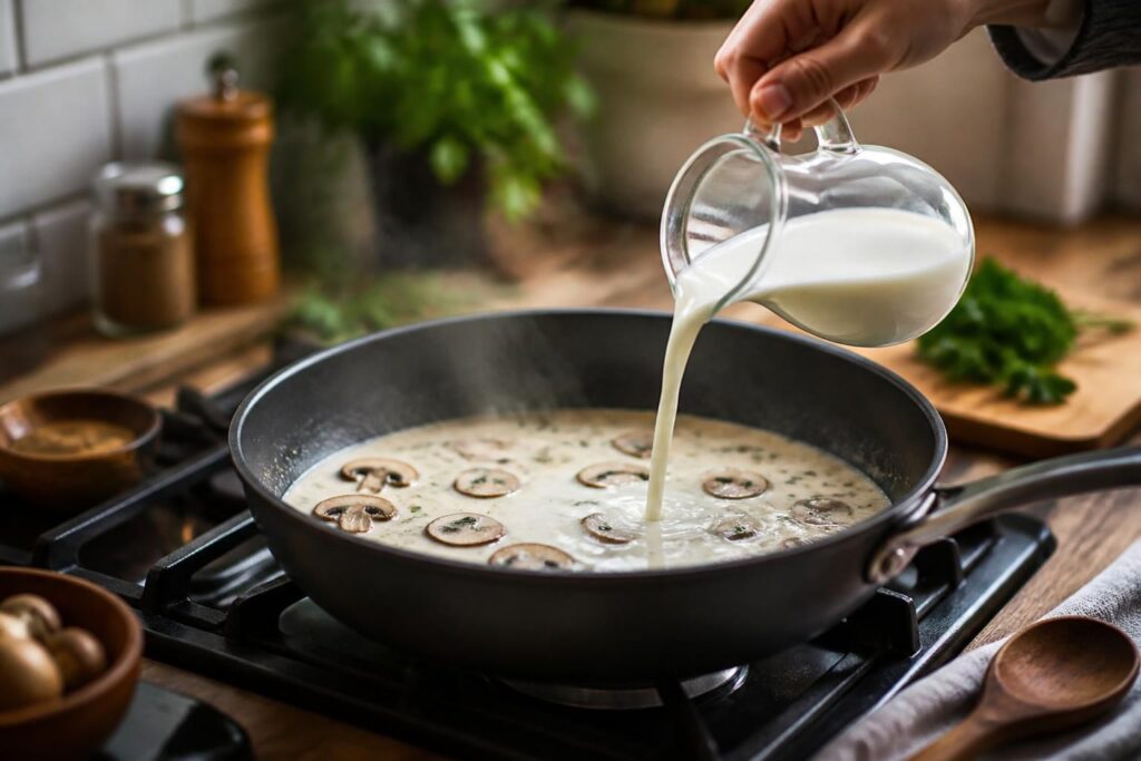 Remplacer la crème fraîche par du lait : comment faire ?
