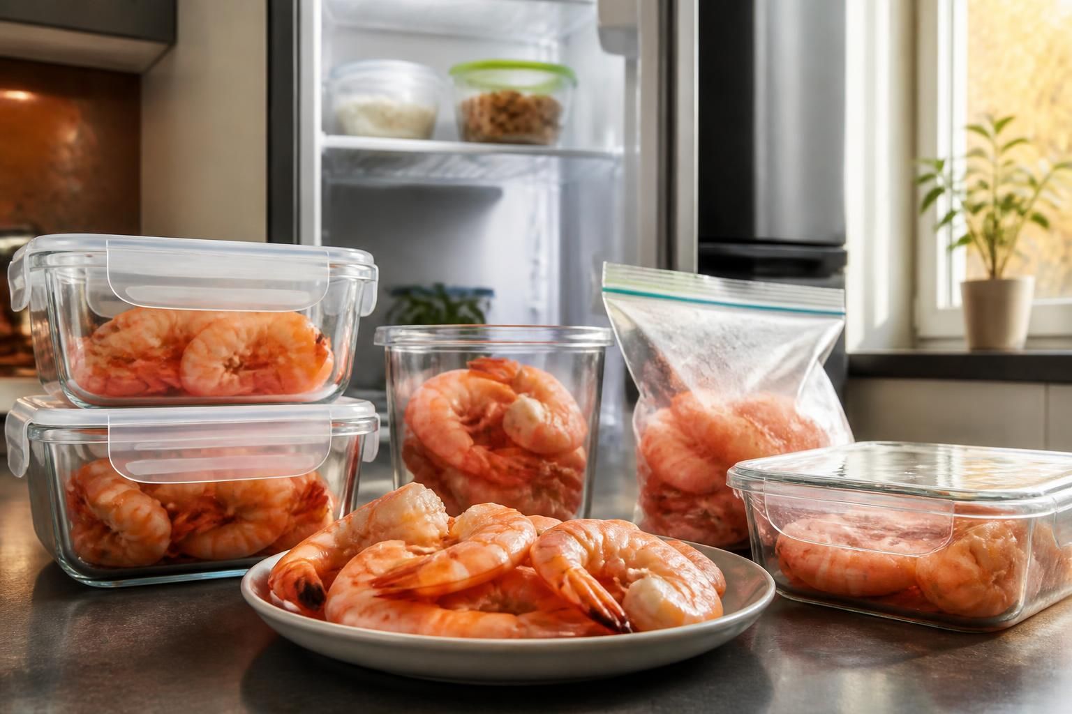 Conservation des crevettes cuites : durées et méthodes